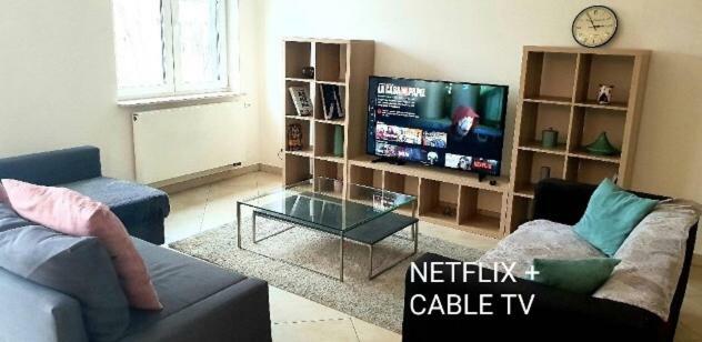Modern 100M2 Flat 2Mn Walking From Train Station In City Center, Free Parking -2A Apartment Luxembourg Ngoại thất bức ảnh